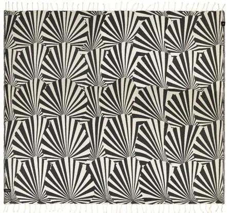 Taiga Schwarz Große Strandtuch (2)