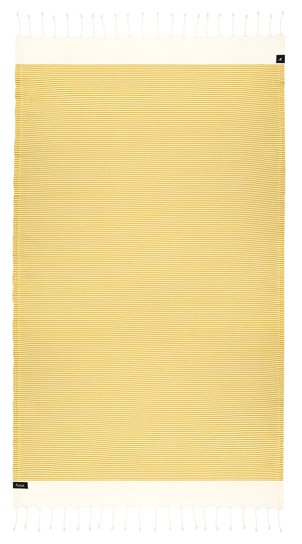 Futah - Nazaré Mustard Beach Towel (1)