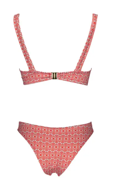 Flora Aquatic & Coral Bikini Bralette (2)