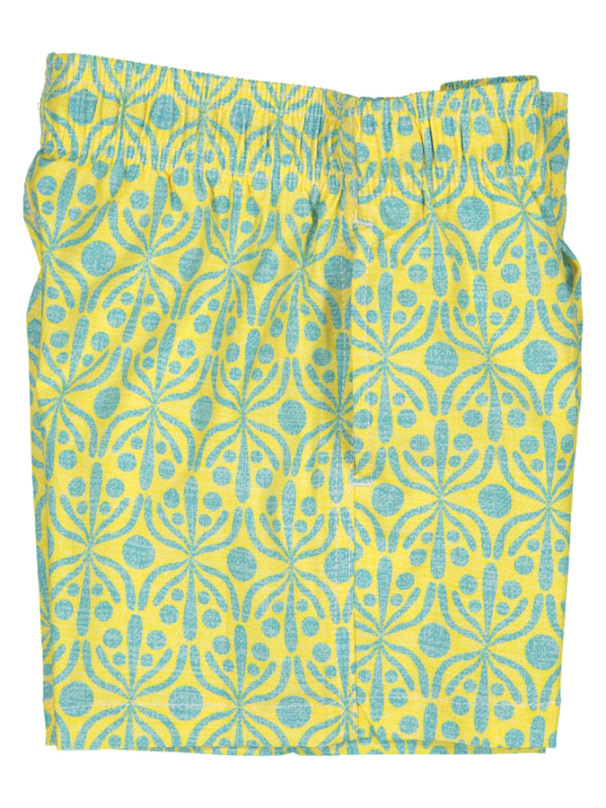 Futah - Flora Gelbe & Wasser Kinder Badeshorts (4)