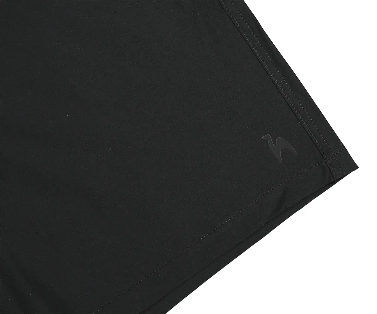 Futah - Ericeira Schwarze Hybrid Shorts (3)