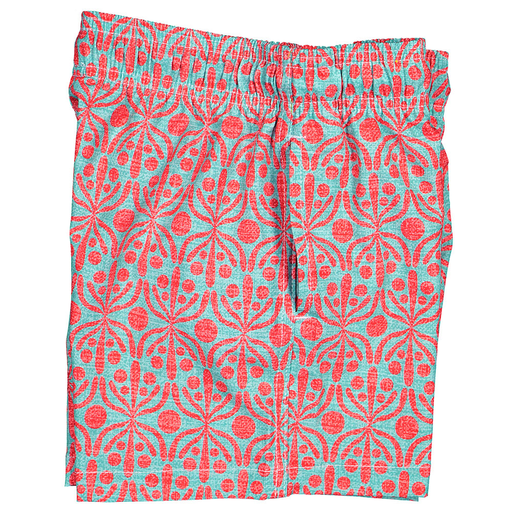 Futah - Flora Aquatisch & Rote Kinder Badeshorts (7)