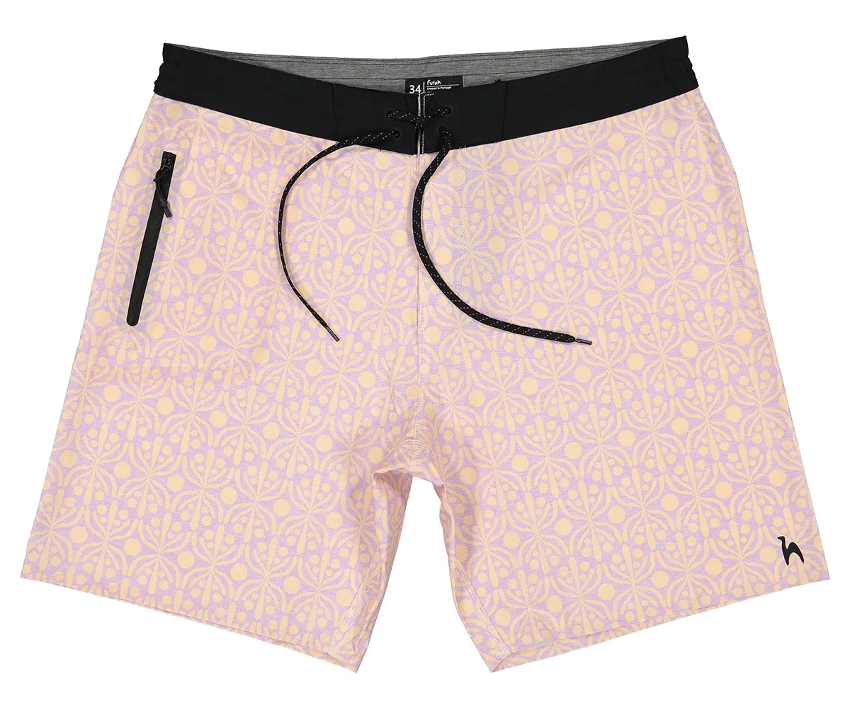 Futah - Flora Mocha & Violet Boardshorts (4)
