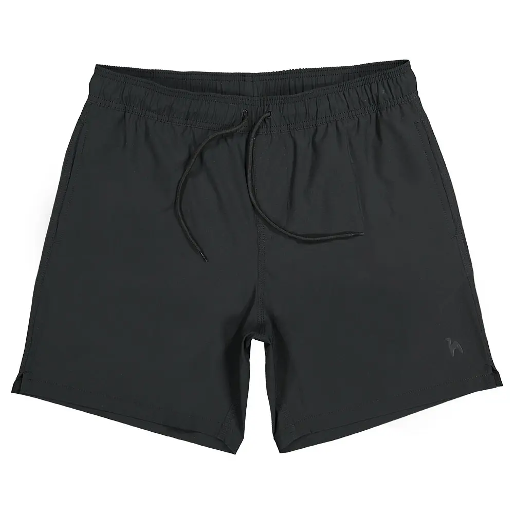 Futah - Ericeira Schwarze Klassische Badeshorts (4)