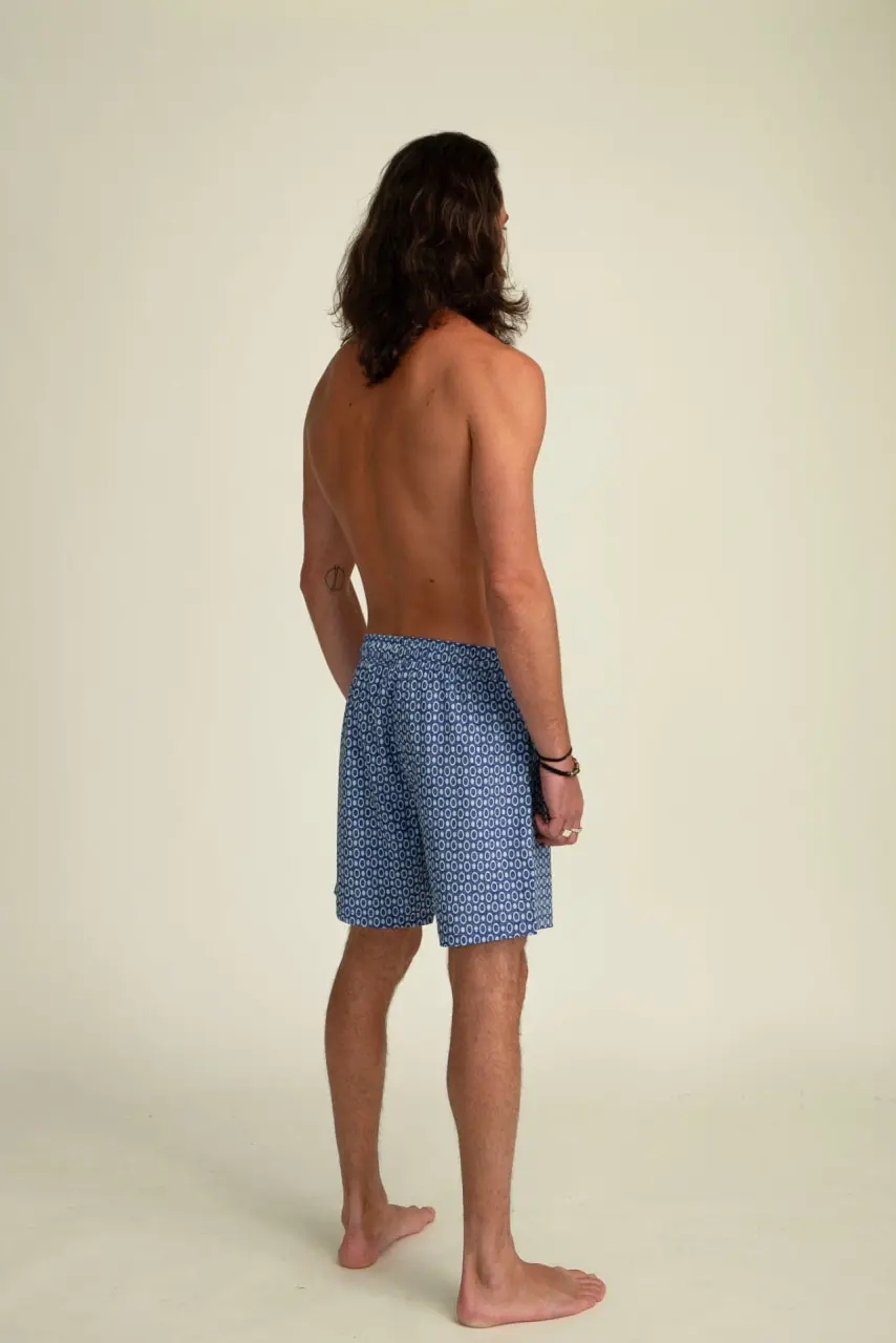 Futah - Pulse Blaue Klassische Badeshorts (3)