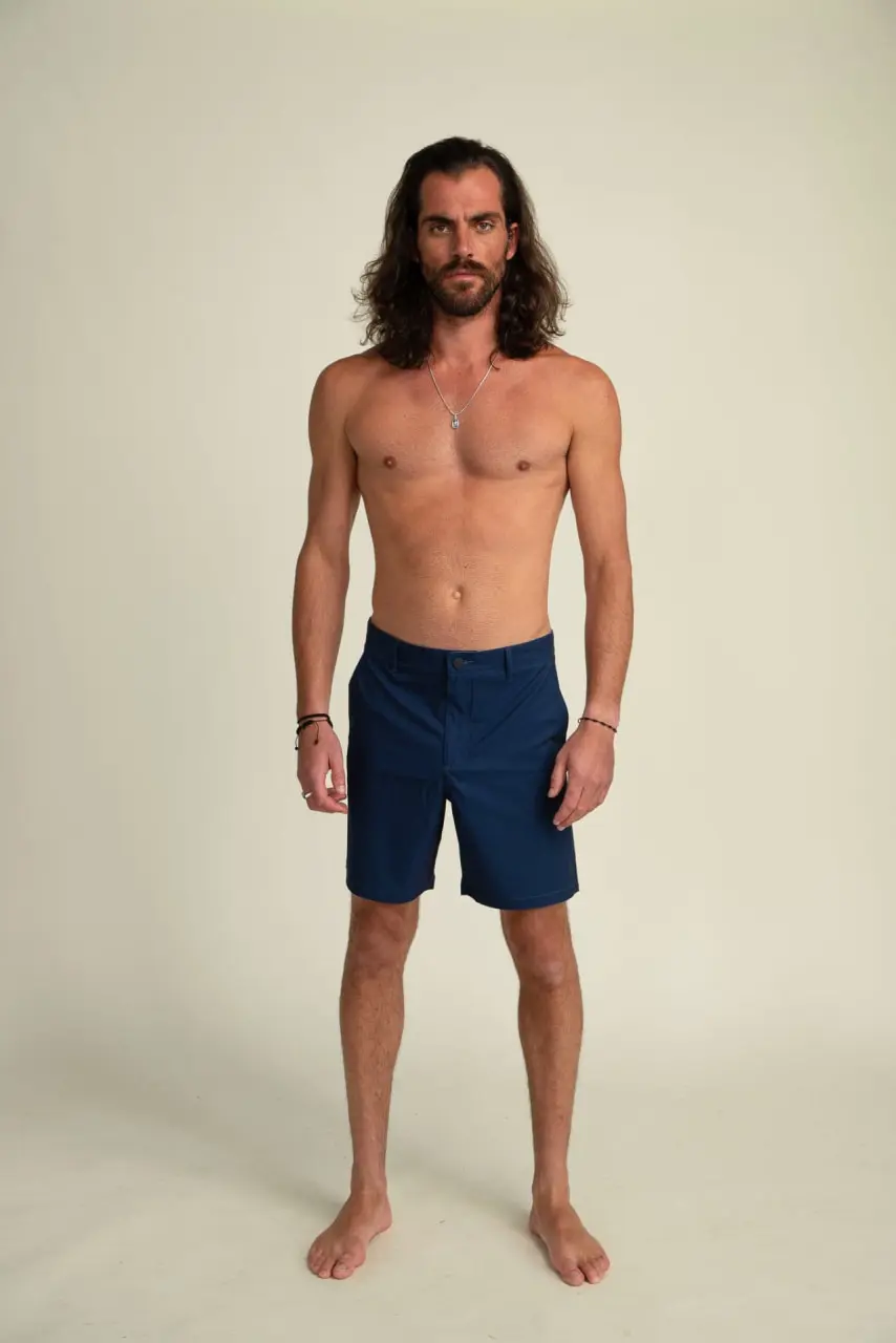 Futah - Ericeira Blaue Hybrid Shorts (1)