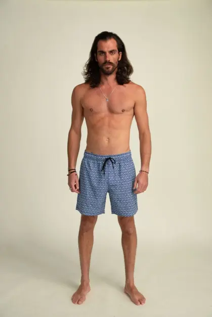 Pulse Blaue Klassische Badeshorts (2)