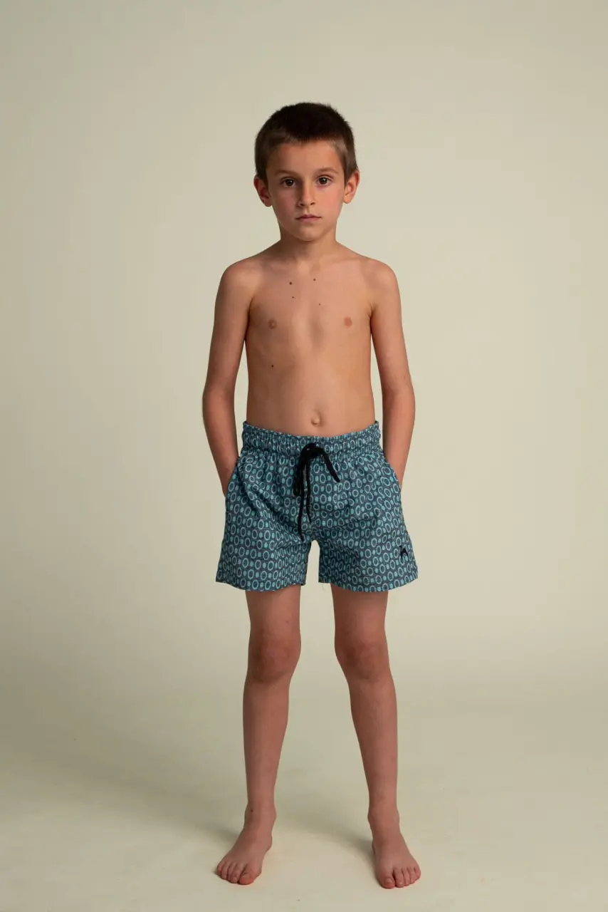 Futah - Pulse Grüne Kinder Badeshorts (1)