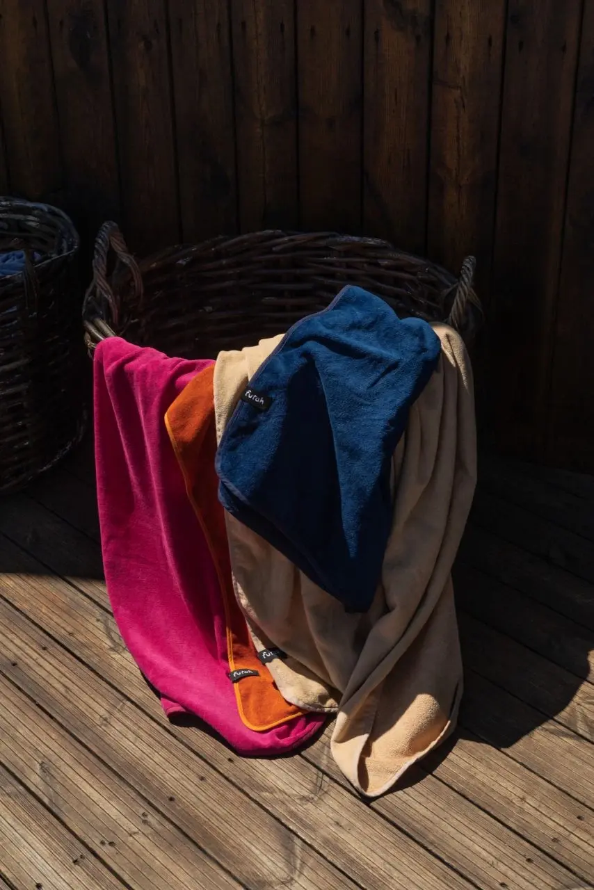 Futah - Ericeira Marineblau  Frottiergewebe Strandtuch (11)