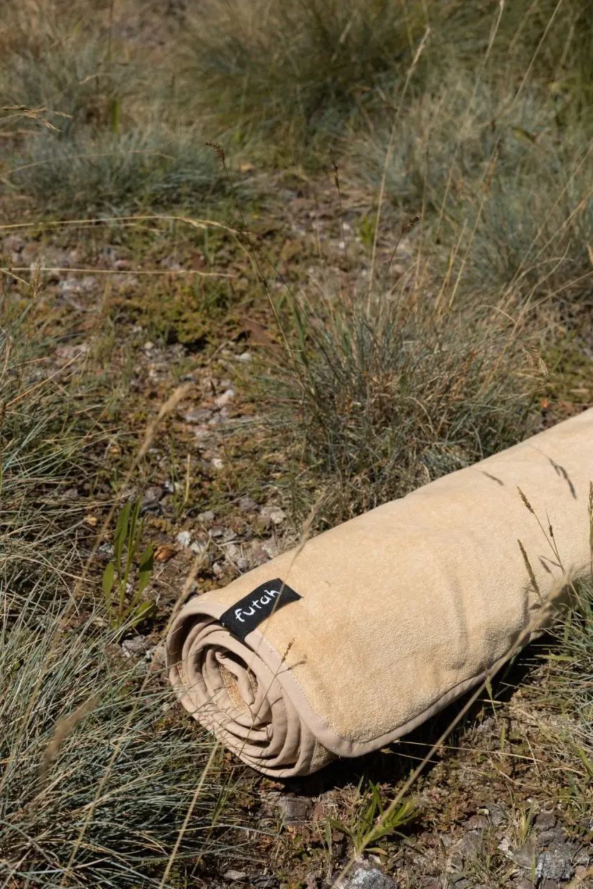 Futah - Ericeira Mokka  Frottiergewebe Strandtuch (4)