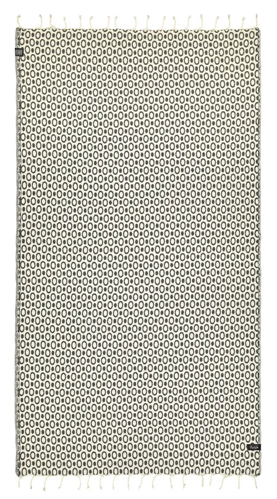 Futah - Pulse Schwarz Strandtuch (2)