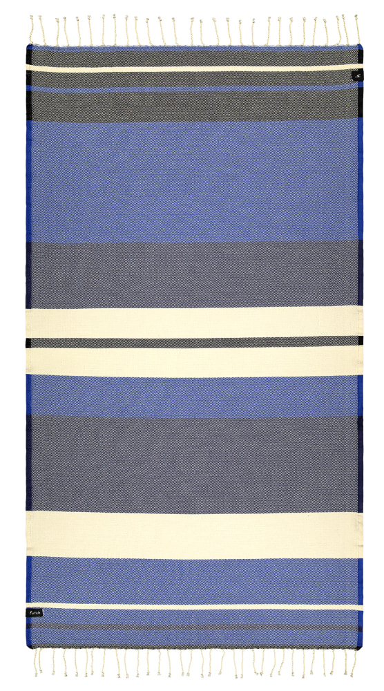 Futah - Papua Blue Beach Towel (1)