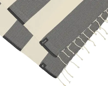 Bedu Schwarz Strandtuch (2)