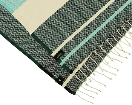 Papua Grün Strandtuch (2)