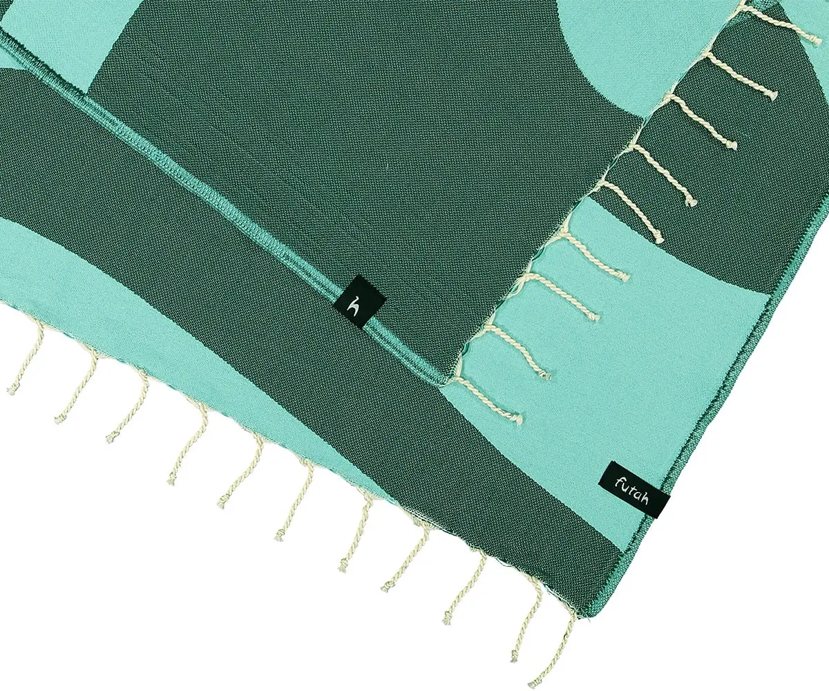 Futah - Aether Grün Strandtuch (3)