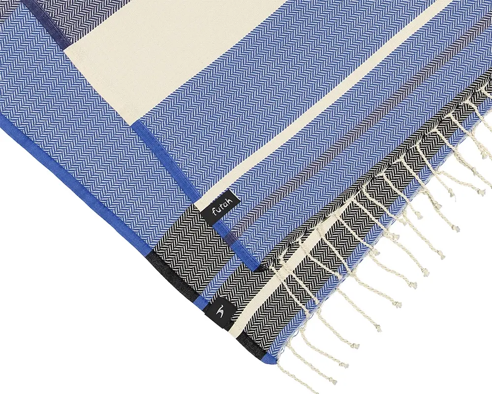 Futah - Papua Blau Strandtuch (2)