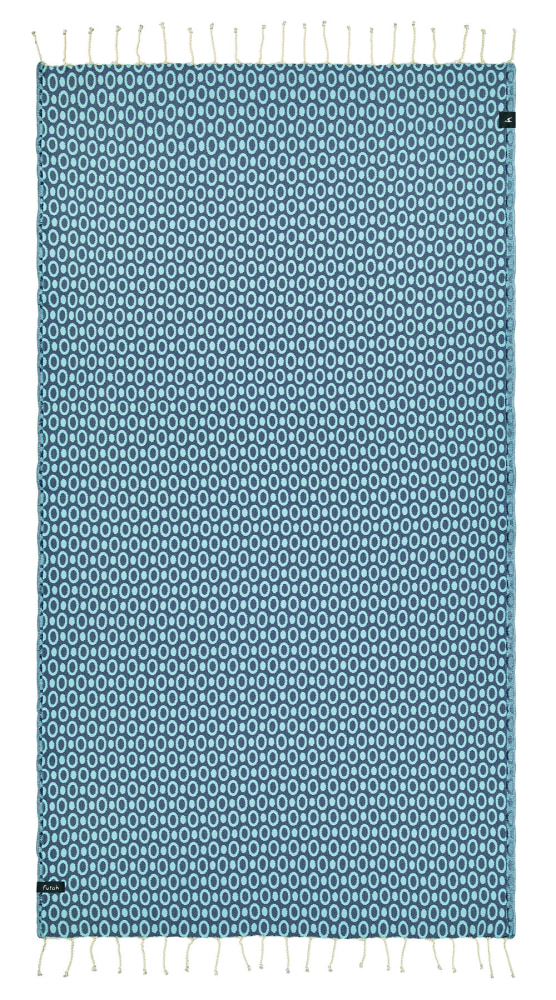 Futah - Pulse Blau Strandtuch (1)