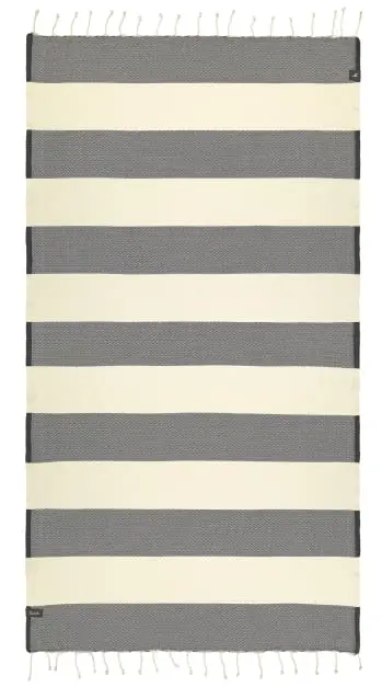 Futah Bedu Schwarz Strandtuch