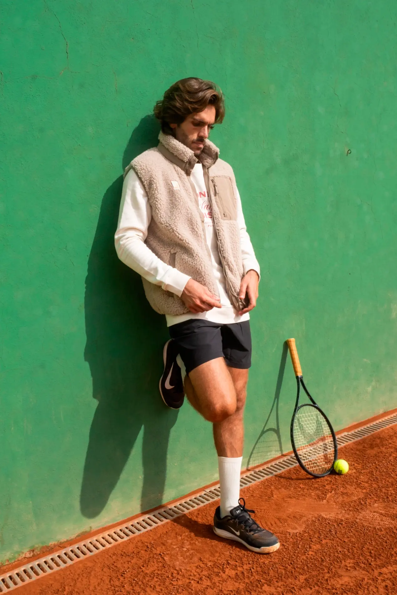 Futah - Sherpa-Weste Beige (1)