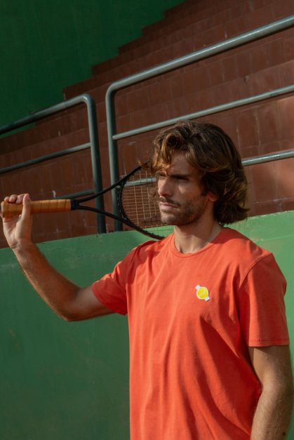Futah Paprika-Tennisball-Linie T-shirt