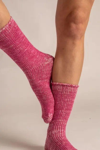 Bambus Rosa Socken (2)