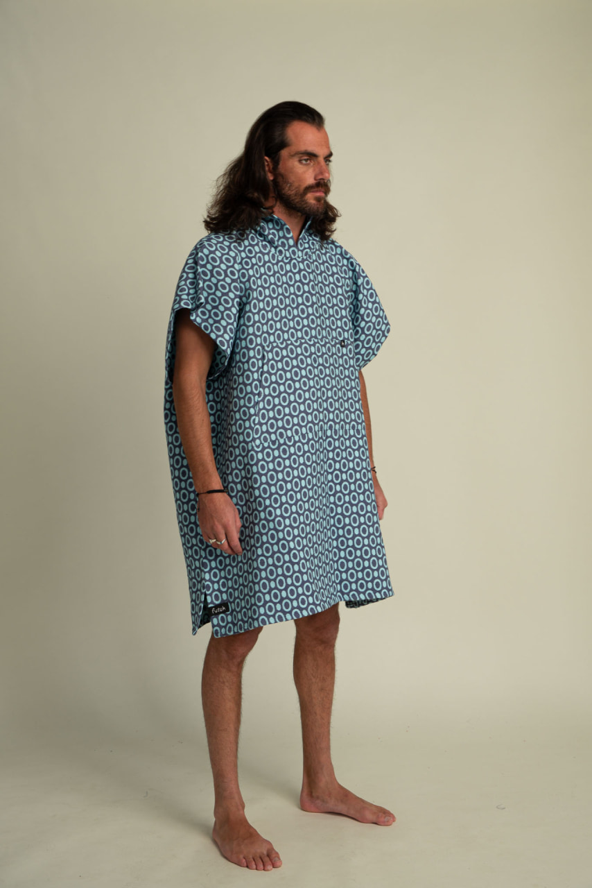Futah - Pulse Blau Poncho (2)