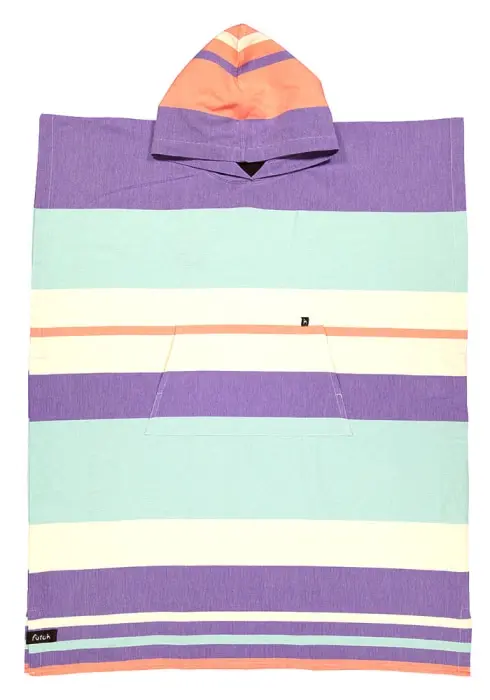 Futah - Papua Lila & Wasser Poncho (4)