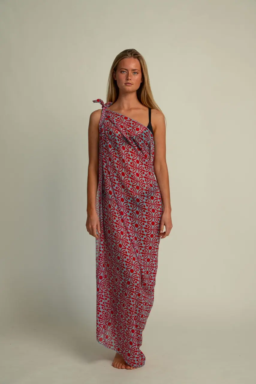 Futah - Pareo Flora Aquatic & Coral (3)