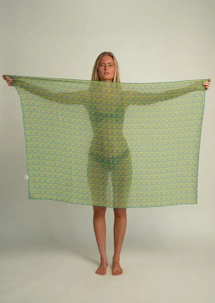 Pareo Vortex Yellow & Water