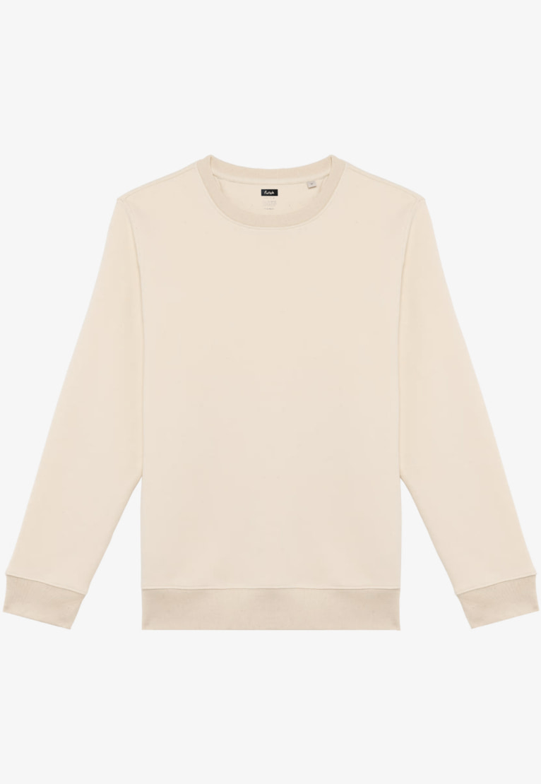 Futah - Sweatshirt Bio-Baumwolle Raw - Strand (1)