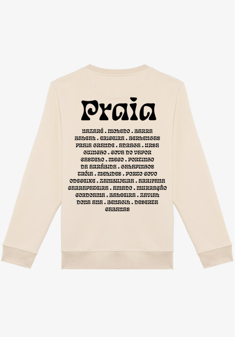 Futah - Organic Cotton Sweatshirt Raw - Beach (2)