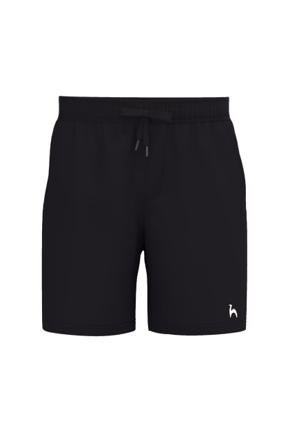 Schwarze Tennisshorts
