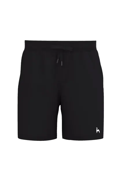 Schwarze Sportsshorts