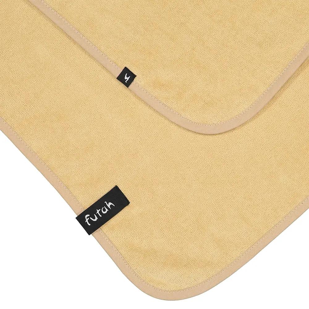 Futah - Ericeira Mokka  Frottiergewebe Strandtuch (2)