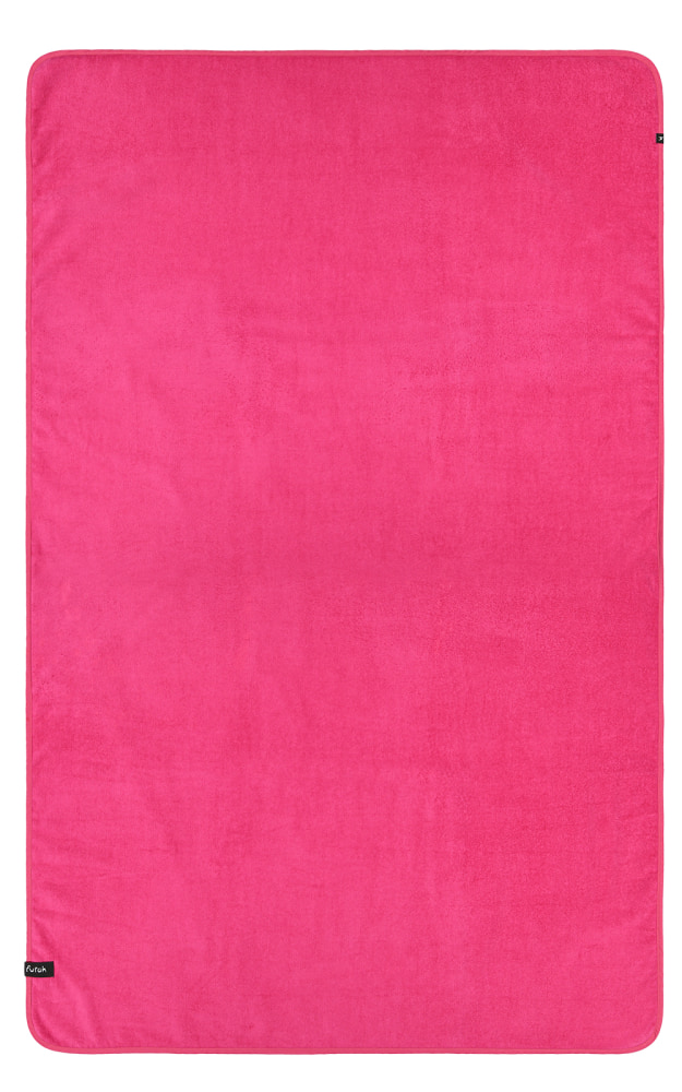 Futah - Ericeira Neon-Rosa  Frottiergewebe Strandtuch (1)