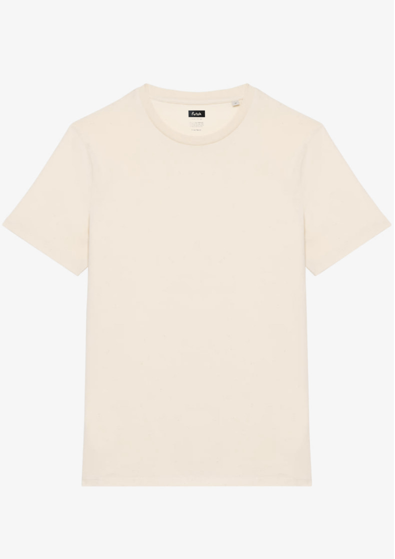 Futah - Raw Organic Cotton T-Shirt - Beach (2)