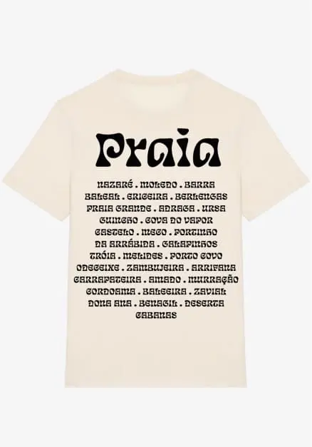 Raw T-Shirt aus Bio-Baumwolle - Strand