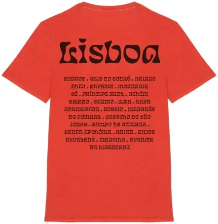 Paprika T-Shirt aus Bio-Baumwolle - Lisboa