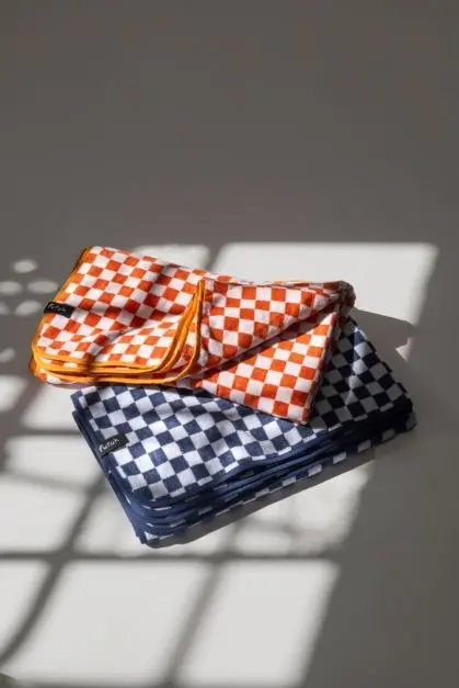 Schach Lehm  Frottiergewebe Strandtuch (2)