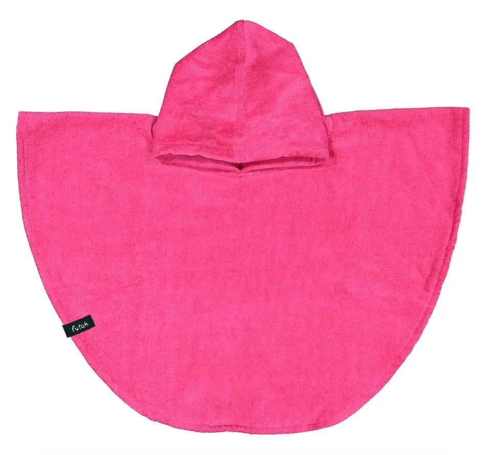 Futah - Bedu Neon Pink Frottee Babyponcho (1)