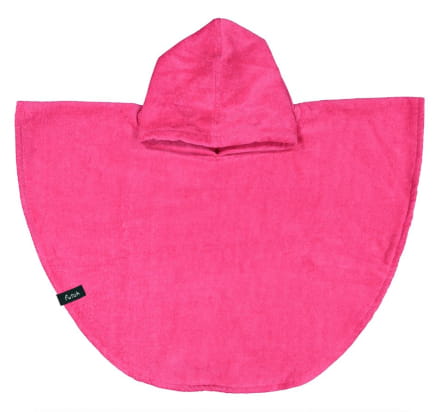 Bedu Neon Pink Frottee Babyponcho
